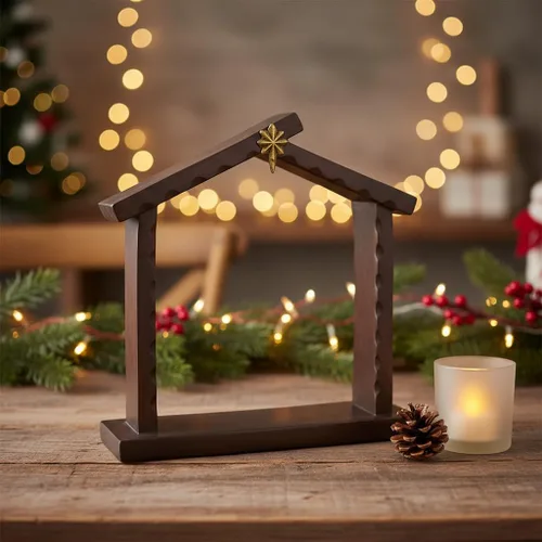 Miniatura 5 de Comfy Hour Figurilla, decoración de pesebre navideño