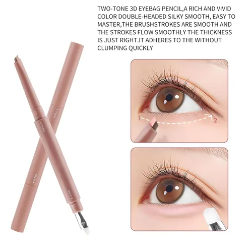 Miniatura 7 de Tone Shadow Pen - Brightening Aegyo Sal Stick, iluminador de párpados de 0.09 oz con punta de contorno, varita de pigmento cremoso con aplicador
