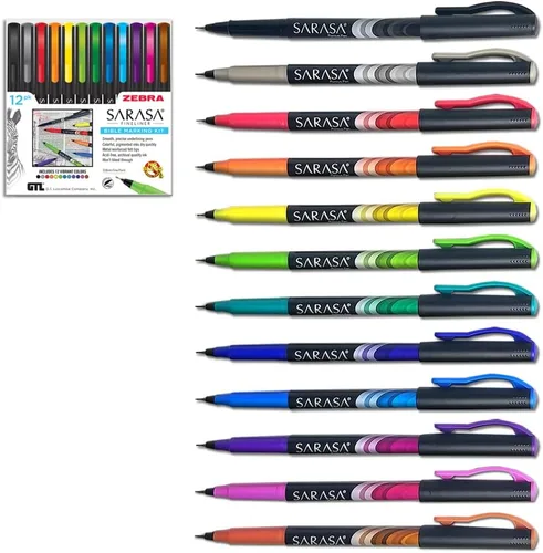 Miniatura 2 de Zebra Sarasa - Kit de marcado bíblico (12 unidades)