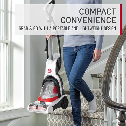Miniatura 5 de Hoover PowerDash Pet + Máquina limpiadora compacta de alfombras, FH50704V + solución de limpieza diaria de alfombras de 64 onzas, champú de limpieza