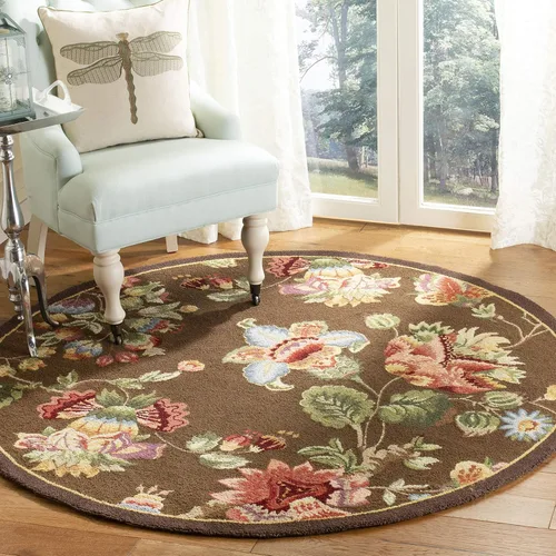 Miniatura 10 de SAFAVIEH Chelsea Collection - Alfombra decorativa de 2 pies 6 pulgadas x 4 pies, color marfil, lana de campo francesa enganchada a mano, ideal
