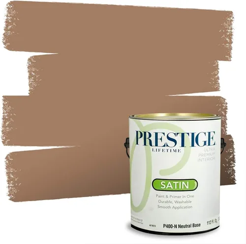 Miniatura 144 de PRESTIGE Pintura exterior e imprimación en uno, bronceado Aberdeen, plano, 1 galón