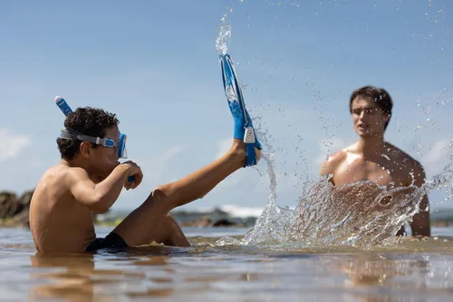 Miniatura 8 de Cressi Aletas Rocks, aletas cortas de talón abierto para niños con correas ajustables para snorkel y natación - Cressi: Calidad Desde 1946