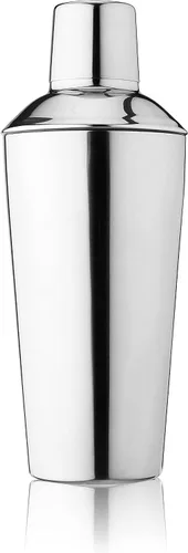 Miniatura 12 de True Contorno - Coctelera de acero inoxidable con colador de 8.5 onzas, coctelera con tapa y colador, coctelera de bebidas mixtas, coctelera de licor