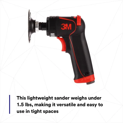 Miniatura 5 de 3M Lijadora de disco con empuñadura de pistola, 33577, 18,000 RPM, 1.969 in y 2.953 in, 1 por caja, herramienta automotriz para rectificado