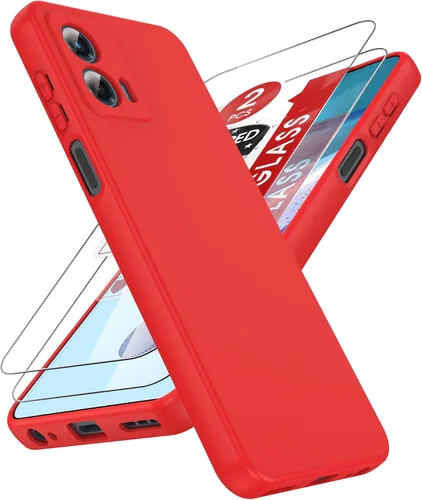 Miniatura 39 de LeYi Funda para Motorola Moto G Play 4G 2024: Funda para Moto G Play 4G 2024 con funda delgada y antiarañazos, silicona líquida a prueba de golpes