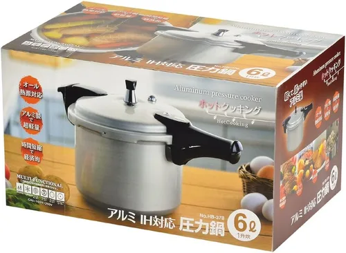 Miniatura 3 de Pearl Metal HB-378 - Olla a presión, 2.2 gal (6.0 L), 1 Shokuri