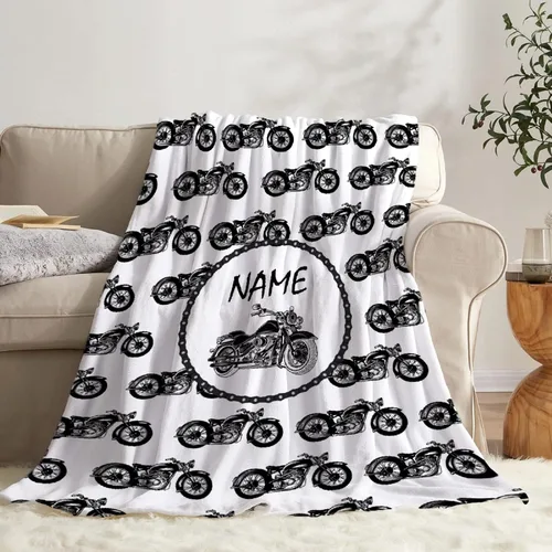 Miniatura 44 de Manta de motocross Racer deportes extremos estampada súper suave de franela de felpa ligera y acogedora para niños y hombres, regalo para sofá Dirt