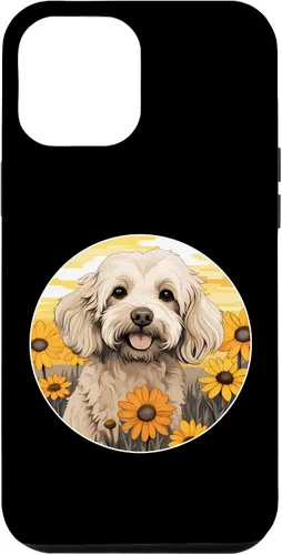 Miniatura 6 de iPhone 15 Cute Cockapoo in Spring Flower Garden Colorful Puppy Dog Case