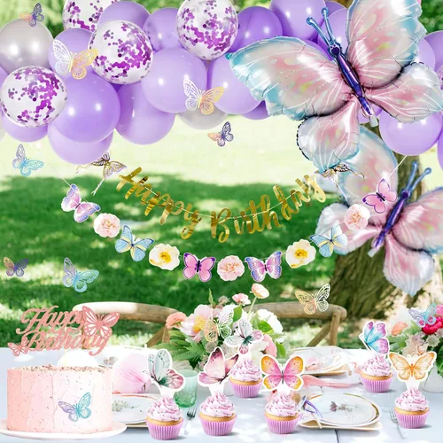 Miniatura 8 de Little Cutie Decoraciones para Baby Shower, Suministros para Fiesta de Baby Shower con Tema Naranja, con Globos Naranjas, Adornos para Cupcakes