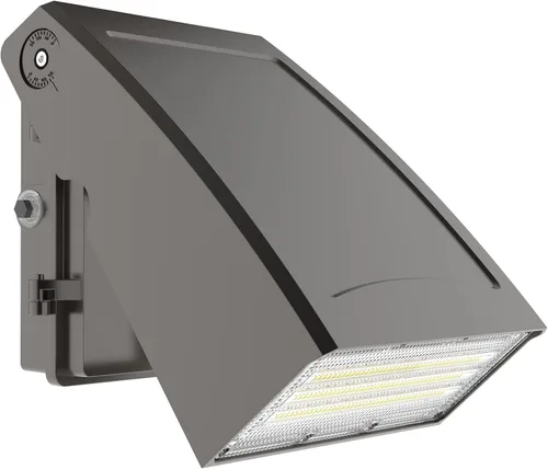 HYPERLITE Paquete de Pared LED 40W: 5000K ETL Listado con Fotocélula de Anochecer al Amanecer Iluminación de Seguridad Comercial - Luz de Pared