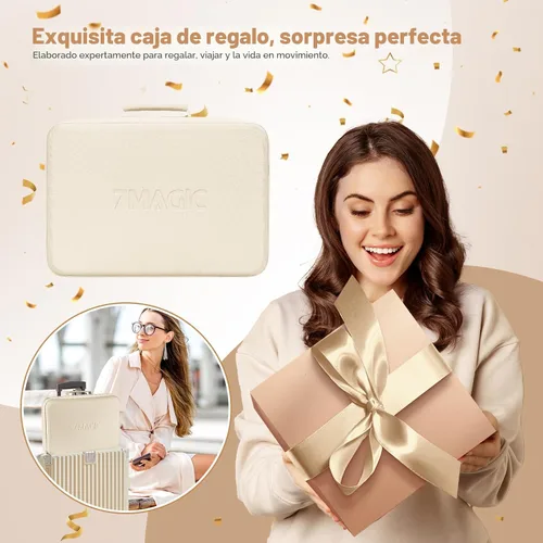 Miniatura 9 de 7MAGIC Estilizador de aire caliente 7 en 1, cepillo secador de pelo con rizadores de envoltura automática, secador de pelo de alta velocidad