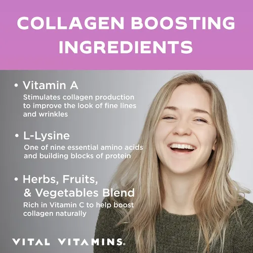 Miniatura 4 de Vital Vitamins Refuerzo de colágeno vegano + cápsulas de resveratrol