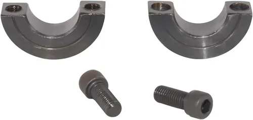Miniatura 5 de 1" agujero doble Split eje collar negro óxido conjunto tornillo estilo (4 PCS)