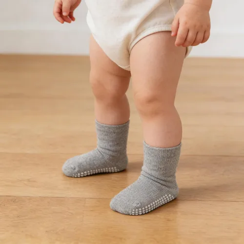 Miniatura 2 de INOGIH 6 pares de calcetines antideslizantes para bebés de 1 a 3 años