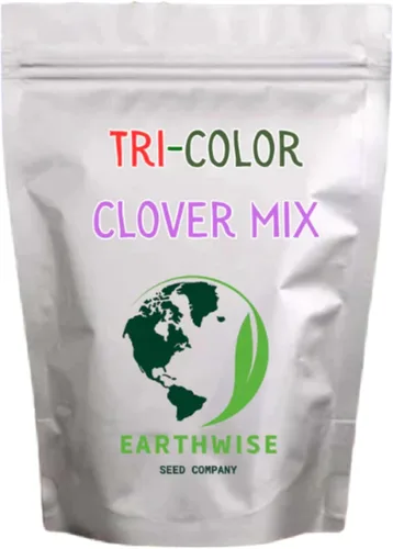 Earthwise Tri-Clover - Mezcla de semillas alternativas para césped, blanco holandés, carmesí y trébol rojo, fijación de nitrógeno, orgánica, de bajo