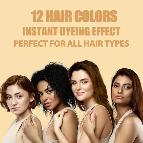 Miniatura 7 de Tinte plateado para el cabello, champú instantáneo de tinte para el cabello para hombres y mujeres, tintes de color plateado a base de hierbas 3