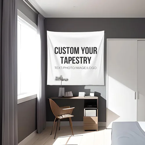 Miniatura 21 de Misnest Tapiz personalizado, fotos personalizadas, texto para el hogar, dormitorio, fiesta, sala de estar, telón de fondo, horizontal, 37 x 29