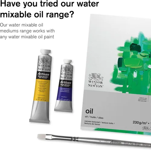 Miniatura 8 de Winsor & Newton Artisan aceite de secado rápido, soluble en agua, para artesanos, botella de 75 ml Aceite de linaza artesanal