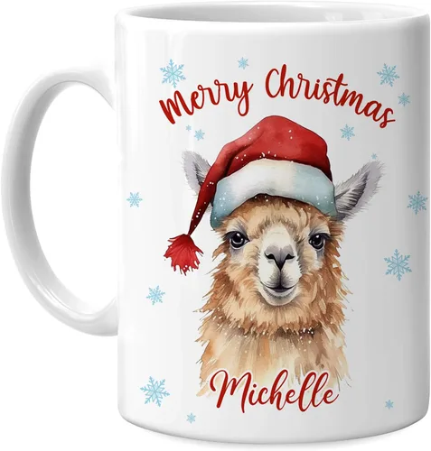 Miniatura 49 de Hyturtle Regalos personalizados para amantes de los osos – Taza de café de cerámica con nombre personalizado de oso con sombrero de Papá Noel