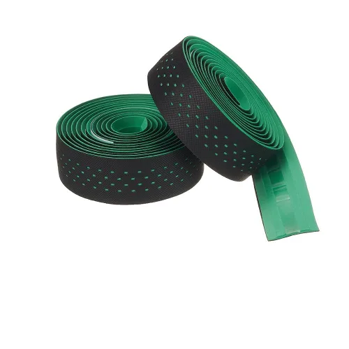 Miniatura 10 de Cinta de manillar Cinta Profesional Para Manillar De Bicicleta, Tira Adhesiva De Corcho Antivibración Fabricada En EVA Y PU, Incluye Dos Tapones
