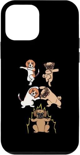 Miniatura 12 de Funda para iPhone 12/12 Pro Pug Dog Beagle Fusion Puggle Dog Hybrid Anime Manga Kawaii