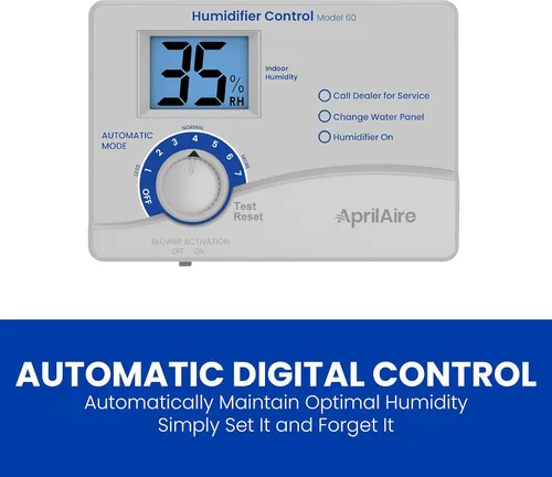 Miniatura 5 de Aprilaire 60 Controlador Digital Automático de Humidificador para Toda la Casa con Sensor de Temperatura Exterior para Humidificadores Aprilaire