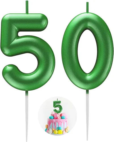 Miniatura 47 de Velas número 2 arcoíris con número 3D de feliz cumpleaños para decoración de fiesta de pastel de cumpleaños, suministros de celebración