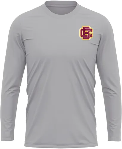 Miniatura 365 de Camisa deportiva de manga larga oficial de la NCAA Collegiate para hombre, con logotipo en el pecho izquierdo, colección Athletic Heather