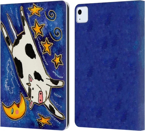 Miniatura 10 de Head Case Designs Wyanne - Funda de piel con licencia oficial de Wyanne Blue Watercolour Bear Animals 2, compatible con Apple iPad 10.2