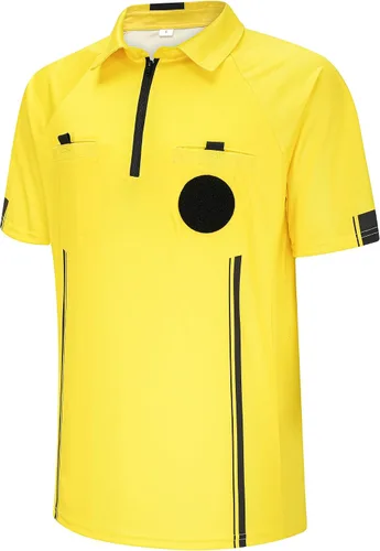 Miniatura 6 de Soccer Referee Shirt, Football Umpire Jersey, Men Official Ref Uniform
