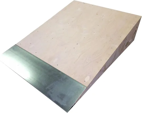 Miniatura 3 de OC Ramps Rampa de cuña – (3.17 pies de ancho x 4 pies de largo x 12 pulgadas de alto) rampa de patín de madera – ideal para saltos, atrapar aire