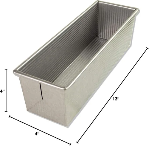 Miniatura 9 de USA Pan Bakeware Pullman - Molde para pan, grande, color plateado