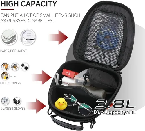 Miniatura 8 de Bolsa de depósito de combustible para BMW R1200GS LC F850GS R1200R R1200RS R1200 R1250 RT R1250R R1250RS S1000XR F900XR motocicleta equipaje Tanklock