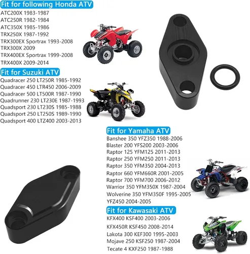 Miniatura 2 de Bloque de freno de estacionamiento fuera de placa CNC para Honda Yamaha Suzuki Kawasaki, ATC 200/250/350 TRX 250/300/400, Banshee Warrior Wolverine