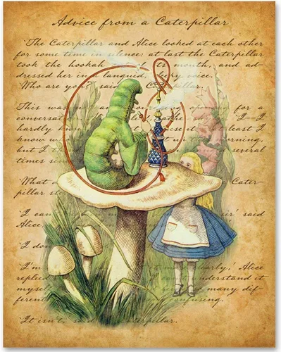 Miniatura 28 de Alicia en el país de las maravillas - Póster de pared sin marco de 11 x 14 pulgadas - Regalos y decoraciones perfectos de Alicia en el país