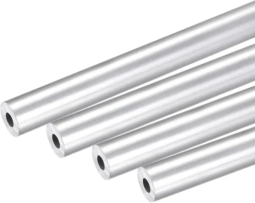 Miniatura 10 de uxcell 6063 Tubo redondo de aluminio 0.236 in OD 0.118 in Diámetro interior 9.843 in Longitud Tubería 4 PC