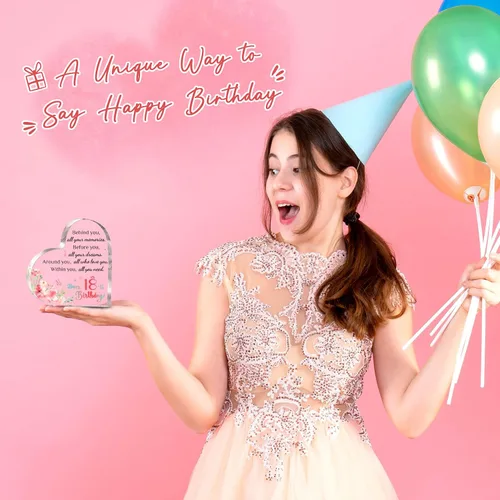 Miniatura 5 de Regalos de cumpleaños de 18 años para niñas, niños, regalos de cumpleaños de 18 para su hija, hermana, sobrina, idea de regalo de feliz cumpleaños