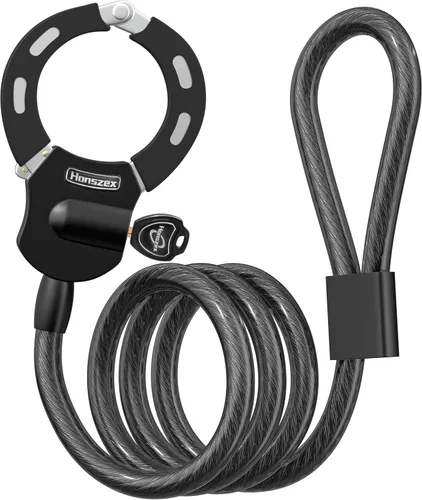 Miniatura 13 de Cerraduras de Scooter Eléctrico Honszex Antirrobo, Soporte para Teléfono de Scooter y Candado de Cadena de Scooter con Llave, Candado Antirrobo