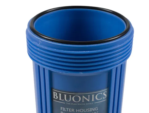 Miniatura 4 de Bluonics El sistema de carcasa del filtro de agua para toda la casa de 4.5 x 10 utiliza cartuchos de tamaño estándar de 4.5 x 10 – completo