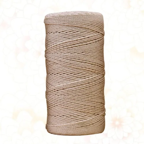 Miniatura 5 de Hemoton Cordón de hilo de algodón: cuerda de macramé, cuerda de macramé, tapiz de hilo de algodón, cuerda de macramé para colgar plantas