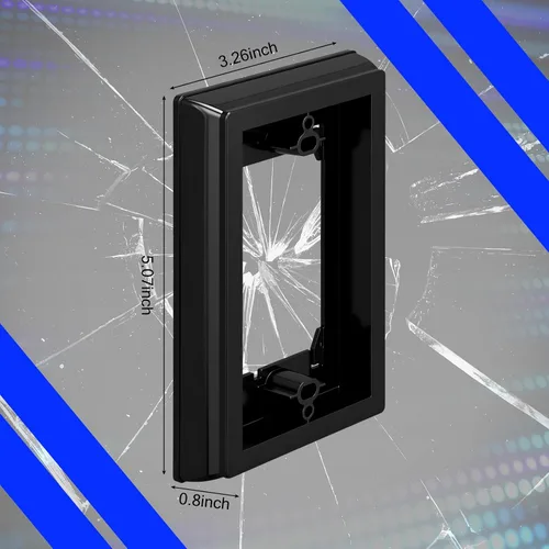 Miniatura 2 de Kanayu Extensor de caja eléctrica de 4/5 de una sola banda, con certificación UL, extensores de receptáculo para caja eléctrica e interruptor