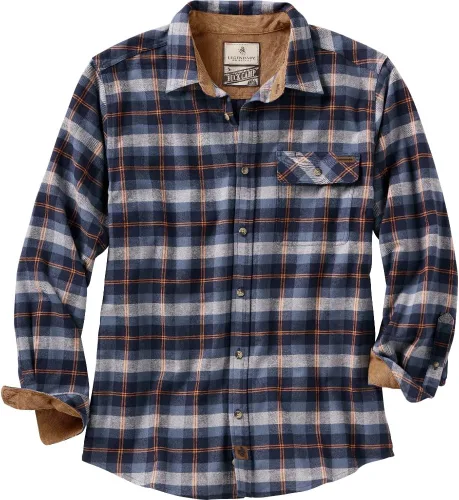 Miniatura 48 de Legendary Whitetails Camisa de franela de manga larga con botones para hombre, 100% algodón