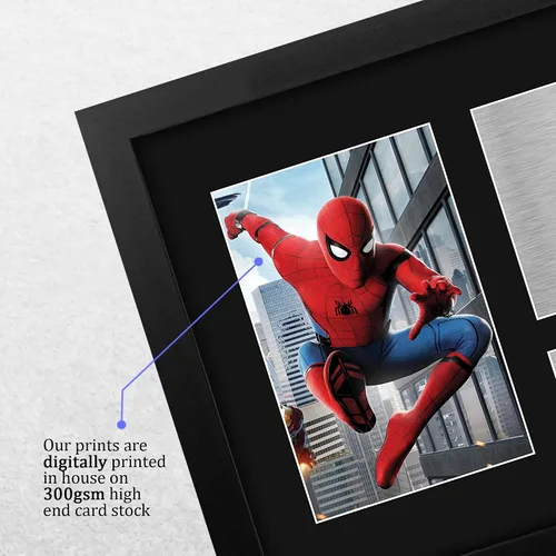 Miniatura 4 de HWC Trading Tom Holland Regalo USL con Marco Autógrafo Impreso Firmado Spiderman Regalos Foto Impresión Cuadro - Tamaño Carta de EE. UU