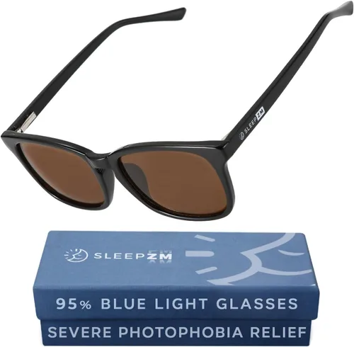 Miniatura 18 de Sleep ZM Blue Light Blocking & Light Sensitivity Glasses - 8 Lens Types for Comfort, Relaxation, Sleep & Relief
