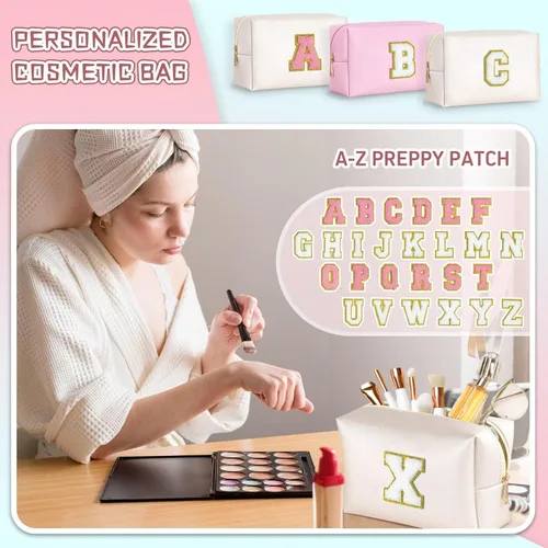 Miniatura 3 de TOPEAST - Bolso de maquillaje para mujer, Negro -, A