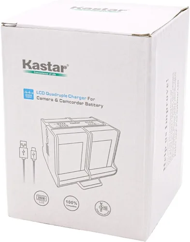 Miniatura 7 de Kastar Paquete de 4 baterías y cargador cuádruple compatible con NEZINI 2 modo de carga Mini cámara para niños, cámara digital para niños y niñas