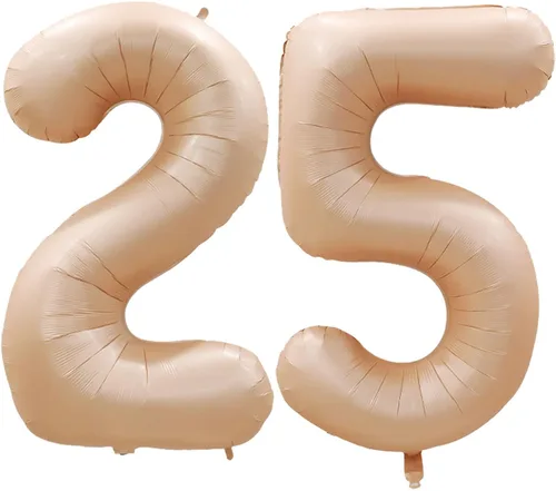Miniatura 66 de Goer, conjunto de globos de papel aluminio para decoraciones de cumpleaños, globos de las letras de feliz cumpleaños y de números Oro