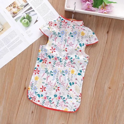 Miniatura 3 de Vestido de princesa casual Cheongsam de estilo chino, para niña