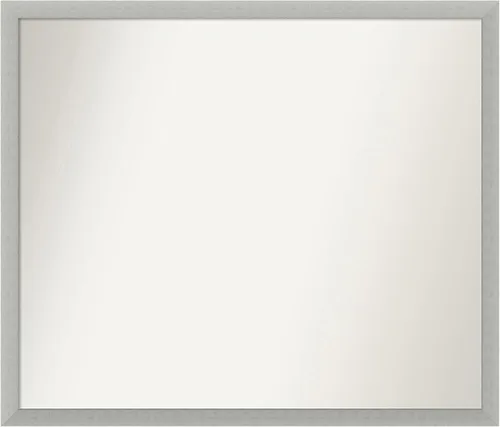 Amanti Art Espejo personalizado, espejo de baño de hoja plateada, espejo de pared o espejo de tocador de baño sobre el fregadero (23.5 x 27.5